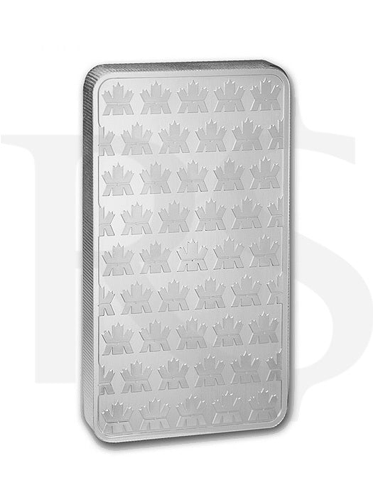 Royal Canadian Mint 10 oz Silver Bar – .9999 Fine Silver