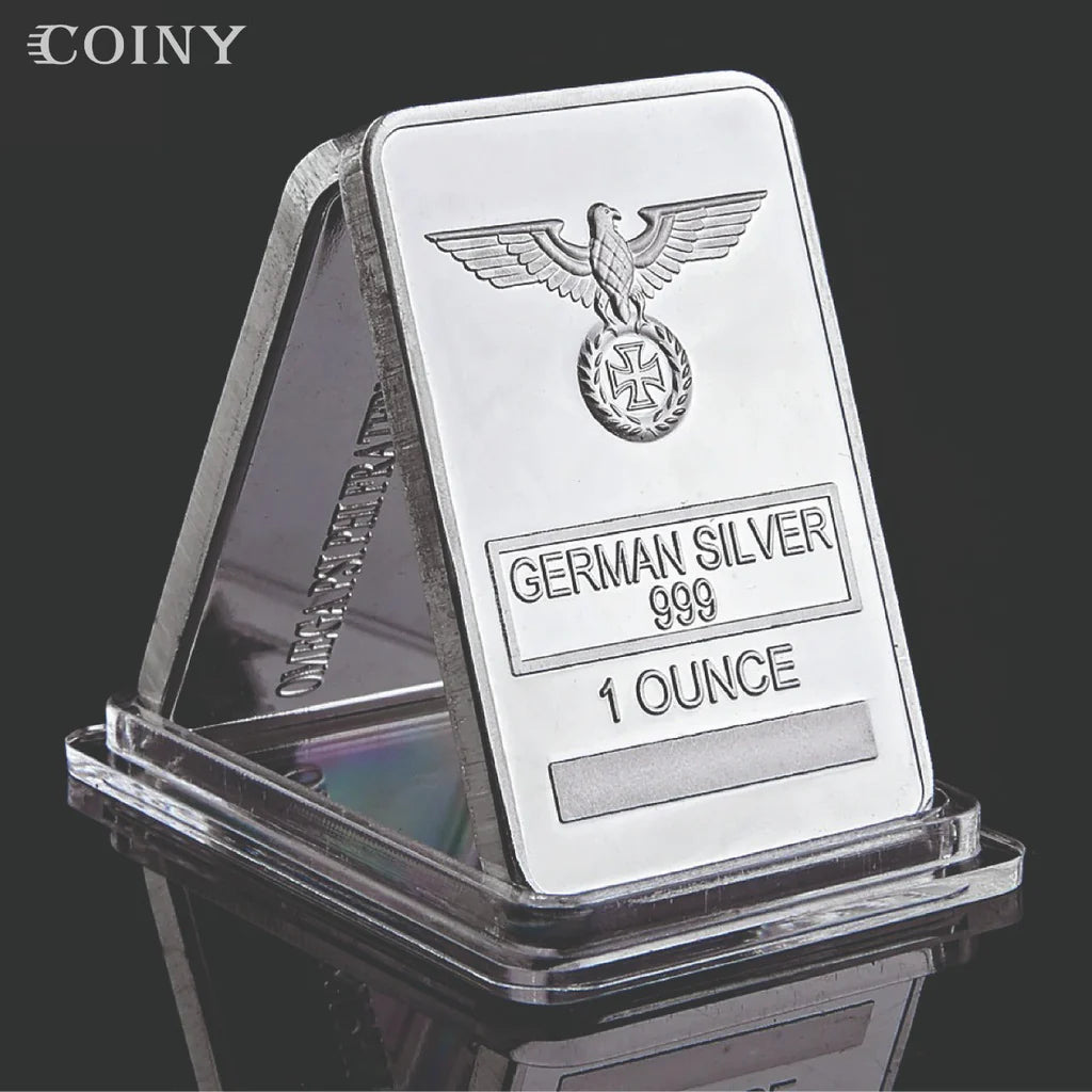German Eagle Silver Bar – .999 Fine Silver